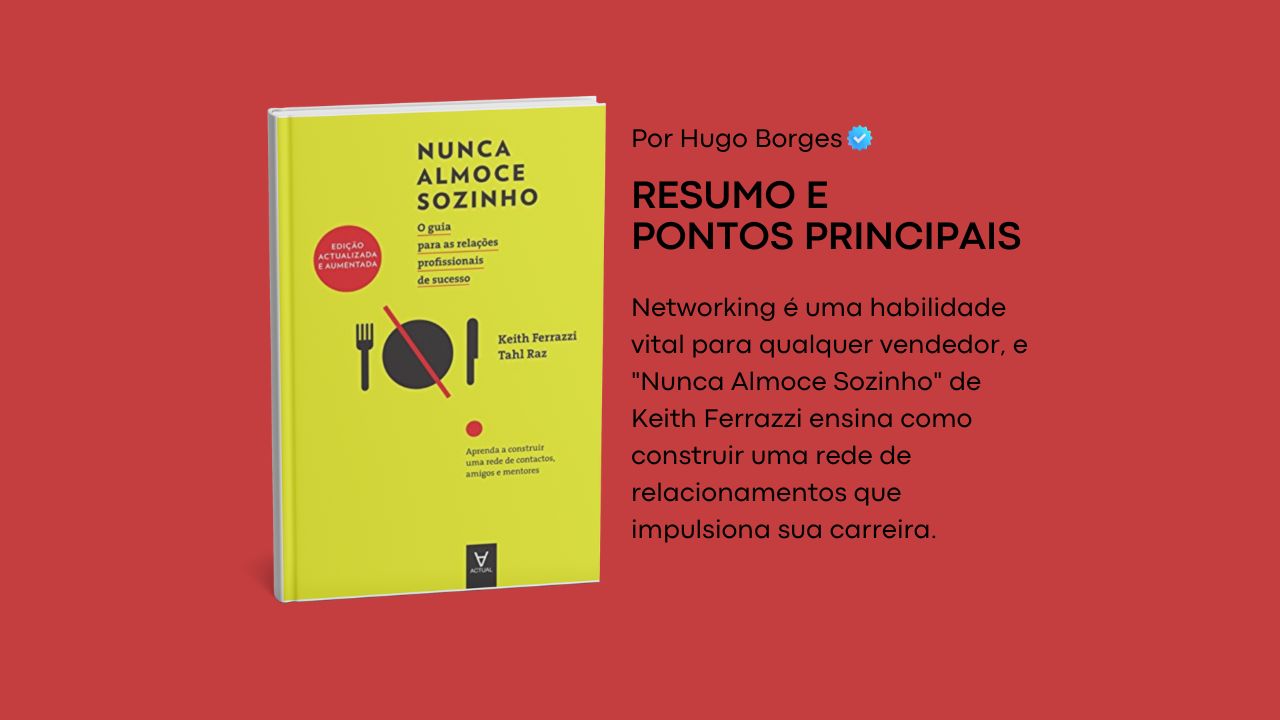 Leia mais sobre o artigo Resumo do livro: Nunca Almoce Sozinho