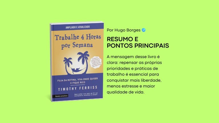 Leia mais sobre o artigo Resumo do Livro: Trabalhe 4 horas por semana, de Timothy Ferriss